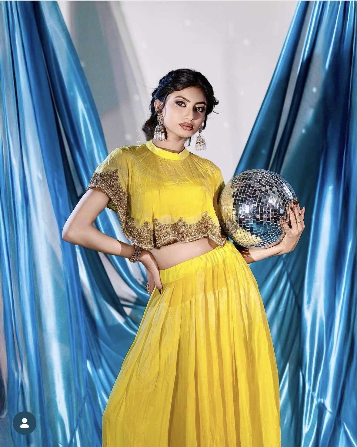 Sunlit Embellished Skirt Set
